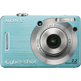 Sony Cybershot DSC-W55 Digital Camera (Blue)