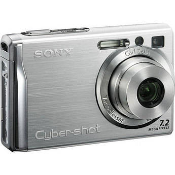 Sony Cyber-shot DSC-W80 Digital Camera (Silver)