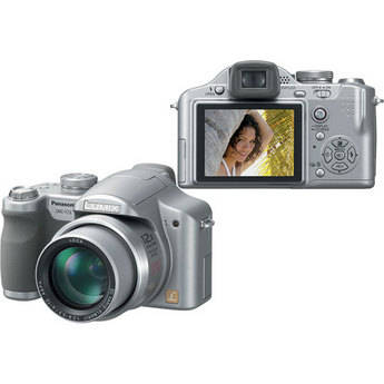 Panasonic Lumix DMC-FZ8 Digital Camera (Silver)