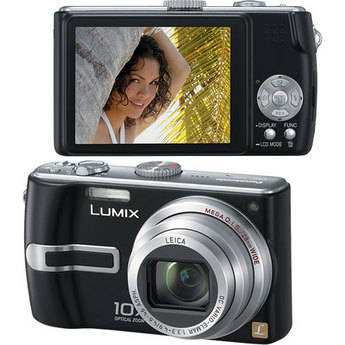 Panasonic C�mera Digital Lumix DMC-TZ3 (Preta)