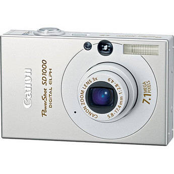 Canon C�mera Digital PowerShot SD1000 Digital Elph (Prata)

