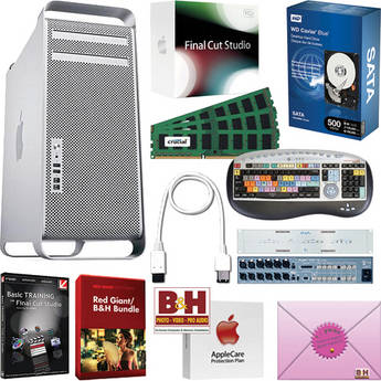 B&H Photo Mac Pro Workstation AJA Io Breakout Box Mac Pro Turnkey System with Final Cut Studio 3