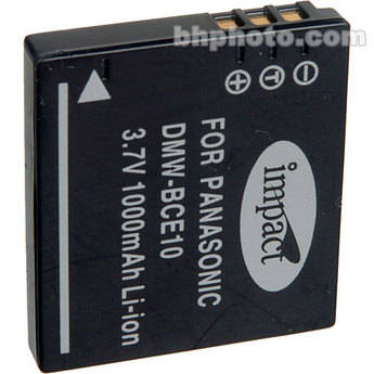 Impact DMW-BCE10 Rechargeable Lithium-ion Battery (3.7v, 1150mAh)