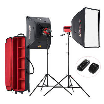 Photoflex StarFlash 300W Dual LiteDome Kit with Case