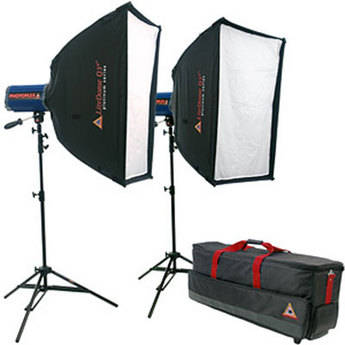 Photoflex StarFlash 650W/s Dual Medium LiteDome Kit with Case