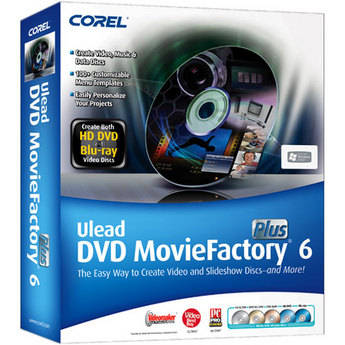 Corel Ulead DVD MovieFactory Plus 6 Software for Windows