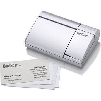 CardScan CardScan Personal Monochrome Business Card Scanner and Organization Software Bundle