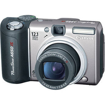 Canon PowerShot A650 IS Digital Camera