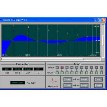 Algorithmix Classic PEQ Blue - EQ Plug-In