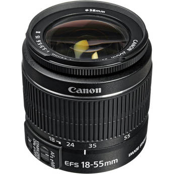 Canon EF-S 18-55mm f/3.5-5.6 IS II Autofocus Lens