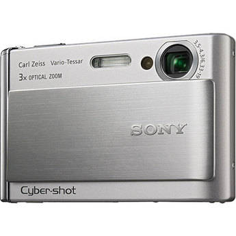 Sony C�mera Digital Cyber-shot DSC-T70 (Prata)