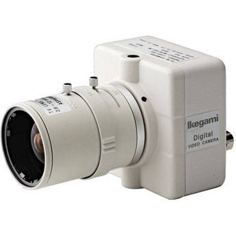 Ikegami KIT-49-ID Super-Cube DSP Monochrome Indoor Camera Kit, Includes ICD-48 Camera, 4-12mm Lens, and Mounting Bracket