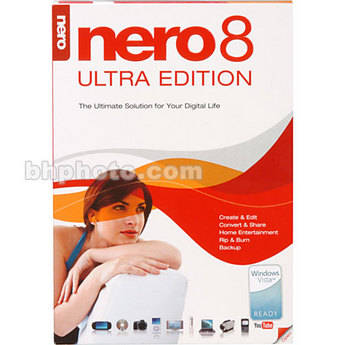 Nero 8 Ultra Edition CD/DVD Burning Software for Windows