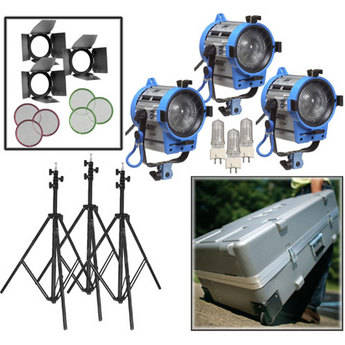Arri 650W Fresnel Compact 3-Light Kit (220V)
