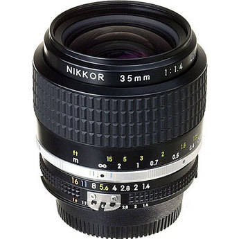 Nikon Wide Angle 35mm f/1.4 AIS Manual Focus Lens