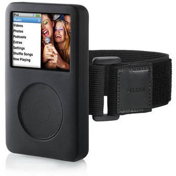 Belkin Silicone Sleeve with Armband - for iPod Classic 80GB or 160GB Media Player (Black)