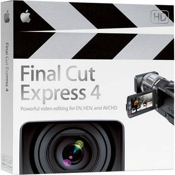 Apple Final Cut Express 4 Video Editing Software for Mac OS X