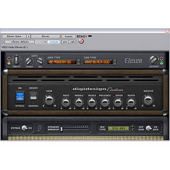 Digidesign Eleven LE - Guitar Amp/Speaker Modeler Plug-In