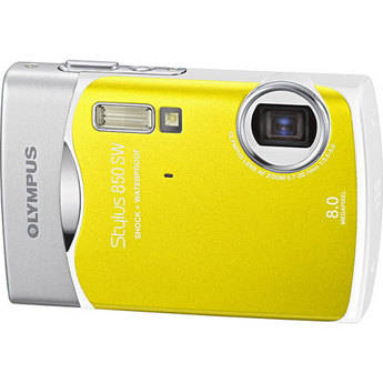 Olympus Stylus 850 SW Digital Camera (Yellow)