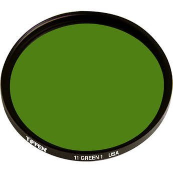 Tiffen 62mm Green 1 #11 Glass Filter for Black & White Film