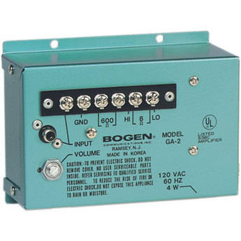 Bogen Communications GA2  1.5W Utility Amplifier