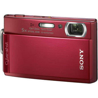 Sony Cyber-shot DSC-T300 Digital Camera (Red)
