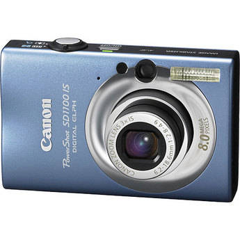 Canon PowerShot SD1100 IS Digital ELPH Digital Camera (Rythm & Blue)