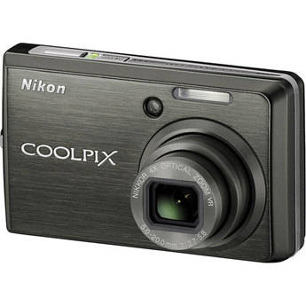 Nikon Coolpix S600 Digital Camera (Slate Black)