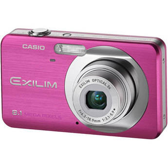 Casio C�mera Digital Exilim EX-Z80 (Rosa Vivo)