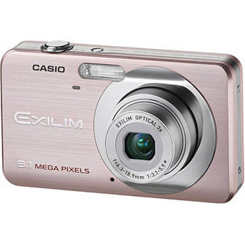 Casio C�mera Digital Exilim EX-Z80 (Rosa-Claro)