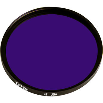 Tiffen 62mm Blue #47 Glass Filter for Black & White Film