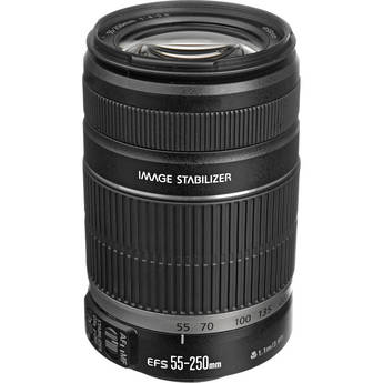 Canon EF-S 55-250mm f/4-5.6 IS Autofocus Lens for Select Digital SLR Cameras