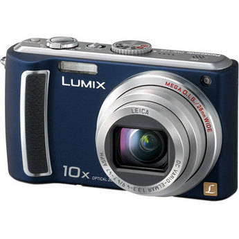 Panasonic Lumix DMC-TZ5 Digital Camera (Blue)