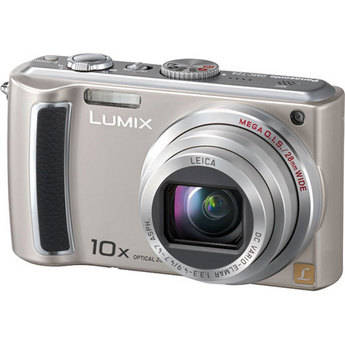 Panasonic C�mera Digital Lumix DMC-TZ4 (Prata)