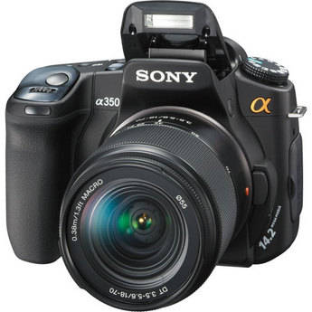 Sony Alpha DSLR-A350 SLR Digtial Camera with Sony 18-70mm Lens