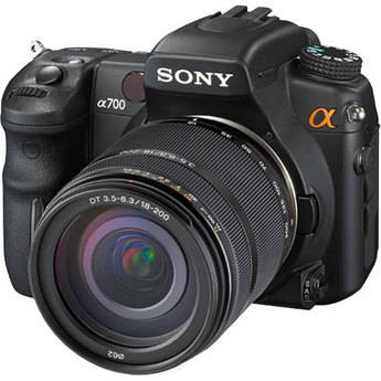 Sony Alpha DSLR-A700 Digital Camera Kit with Sony 18-200mm AF Lens