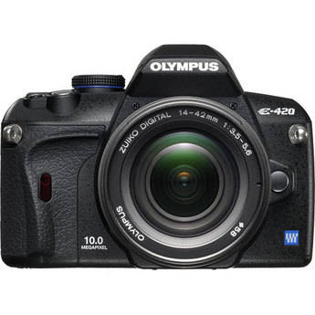 Olympus E-420 SLR Digital Camera Kit with 14-42mm Lens