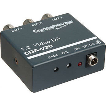 Comprehensive CDA-V20 1x2 Composite Video Distribution Amplifier