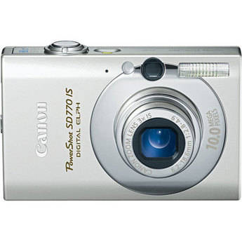 Canon PowerShot SD770 IS Digital Elph Digital Camera (Silver)