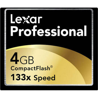 Lexar 4GB Professional 133x CompactFlash Card