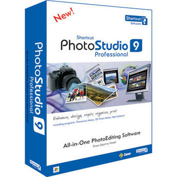 Shortcut Software PhotoStudio 9 Pro Software for Windows