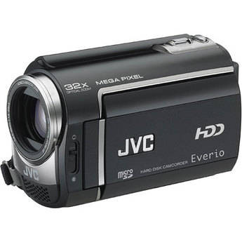 JVC GZ-MG465BE Everio Hybrid 60GB HDD/Flash Memory 'PAL' Camcorder (Black)