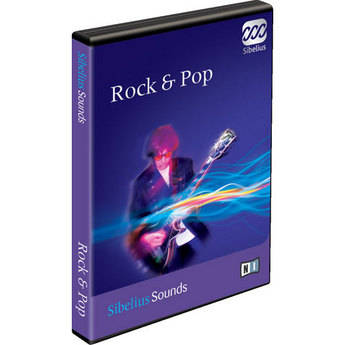 Sibelius Rock & Pop - Sample Library for Sibelius 5 - Educational Institution Discount (Pricing per Seat for 11 to 50 Seats)