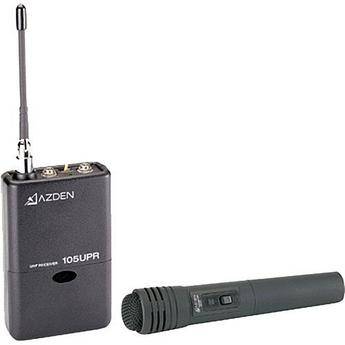 Azden 105HT - 105 Series UHF Wireless Microphone System with 15HT Handheld Transmitter