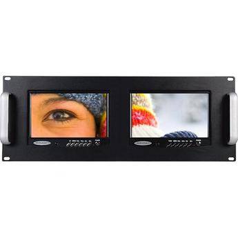 Delvcam DELV-2LCD-7XLSOLD Dual 7" LCD Rackmount
