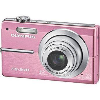 Olympus FE-370 Digital Camera (Pink)
