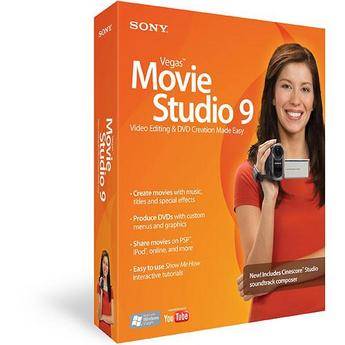 Sony Vegas Movie Studio 9 Video Editing Software for Windows