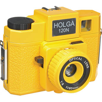 Holga 176-120  Holgawood 120N Medium Format Camera (Yellow Brick Road)