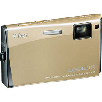 Nikon Coolpix S60 Digital Camera (Platinum Bronze)