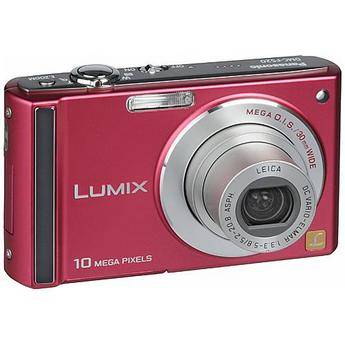 Panasonic C�mera Digital Lumix DMC-FS20 (Vermelho)
